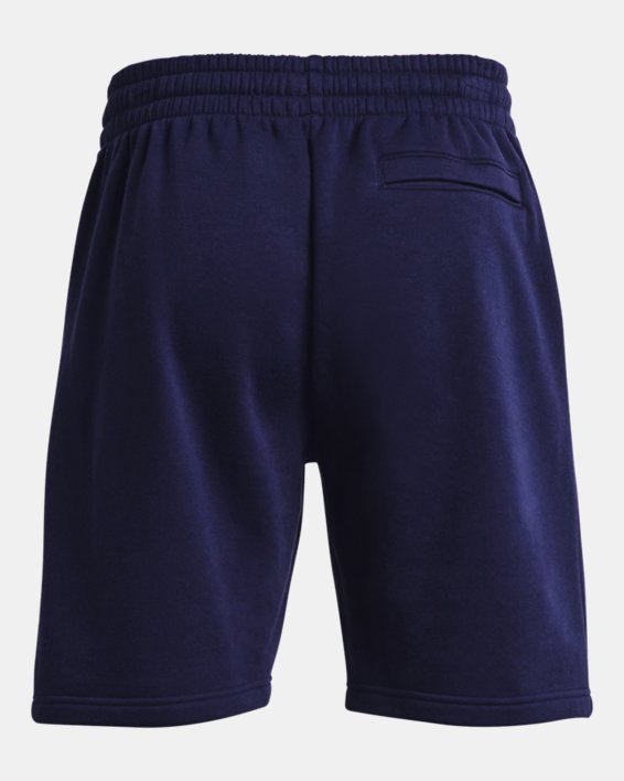 Herren UA Rival Fleece Shorts, Blue, pdpMainDesktop image number 5
